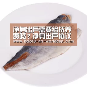 净身出户需要给抚养费吗?净身出户协议有效吗?-世界杯投注(图1) 世界杯投注